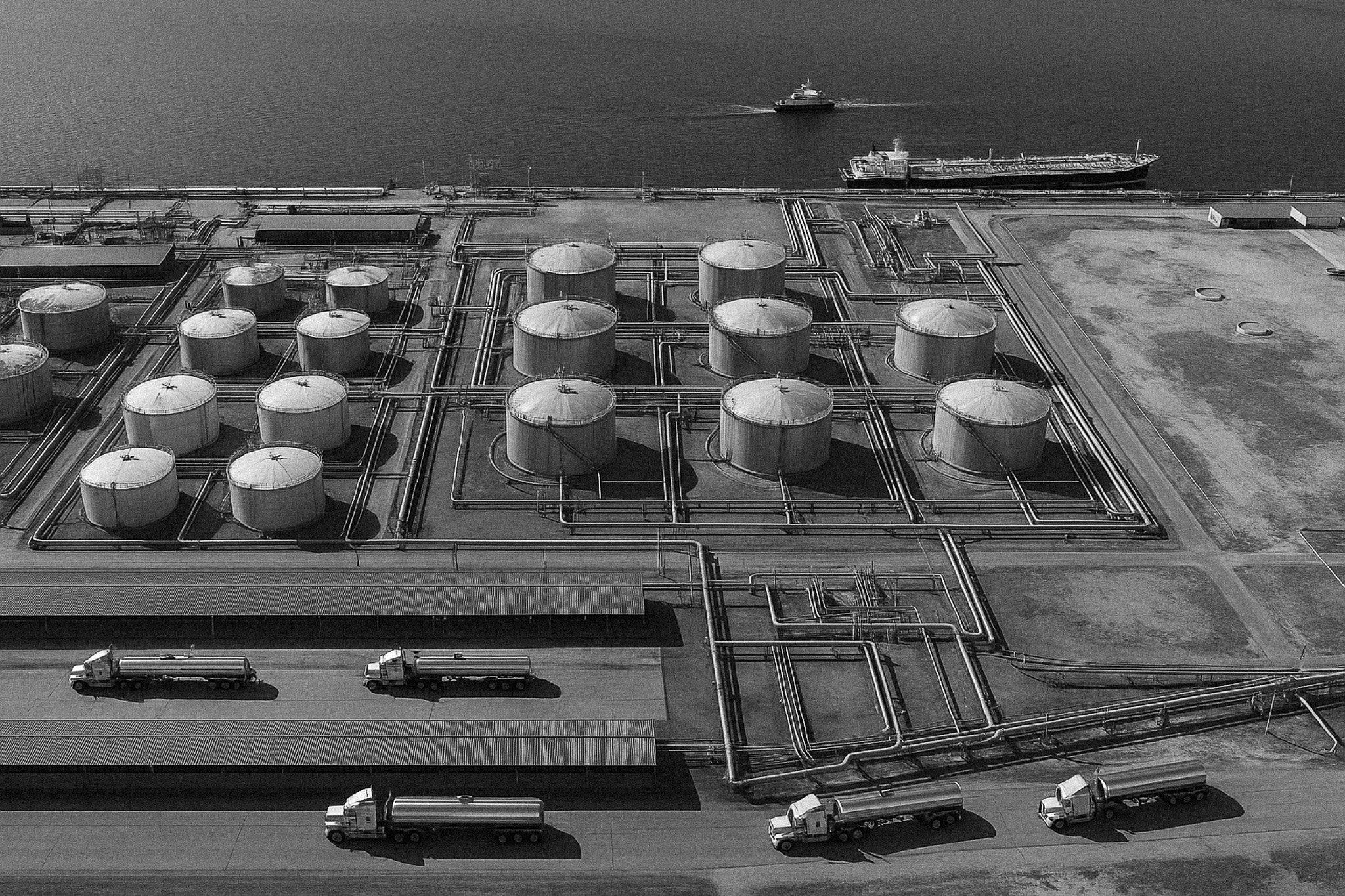Industrial bulk liquid freight terminal